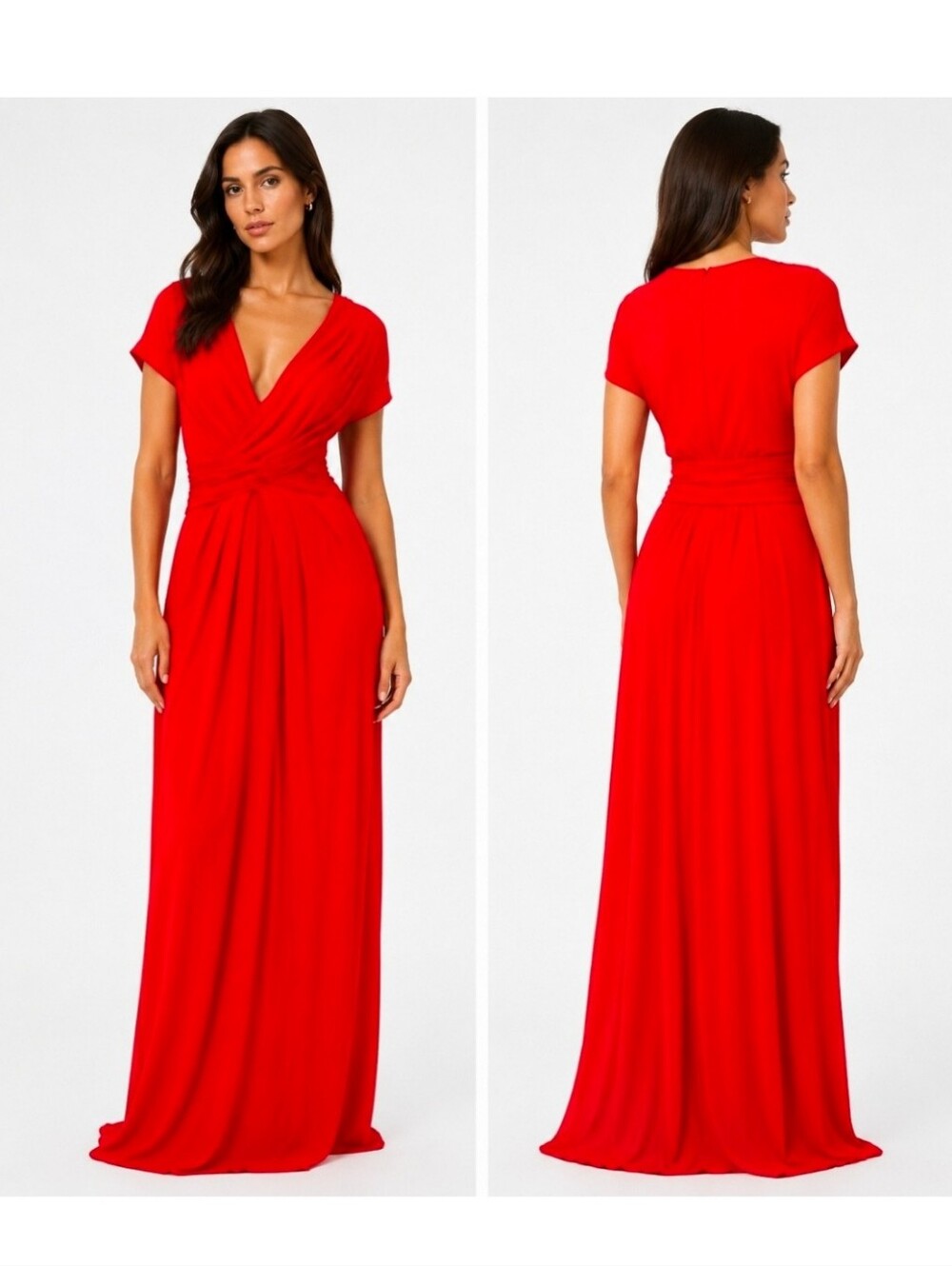 Hobbs London Ruby Red Alyssa Maxi Jersey Dress UK 12 / US 8 - New with tags